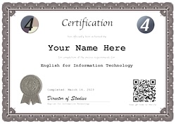 Sample Certificate